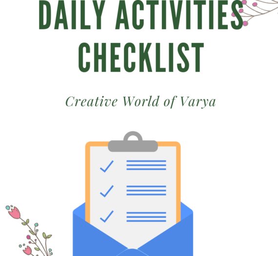 Daily Activities Checklist