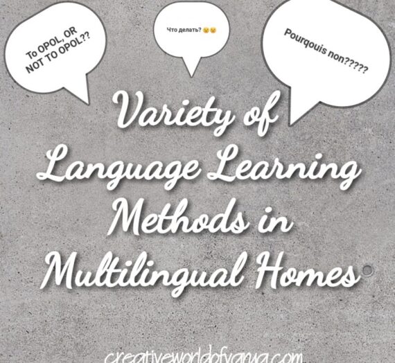 Variety of Language Learning Methods in Multilingual Homes