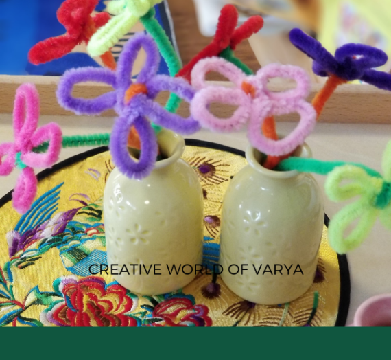 Montessori Inspired Flower Arrangement {DIY Flower Tutorial}